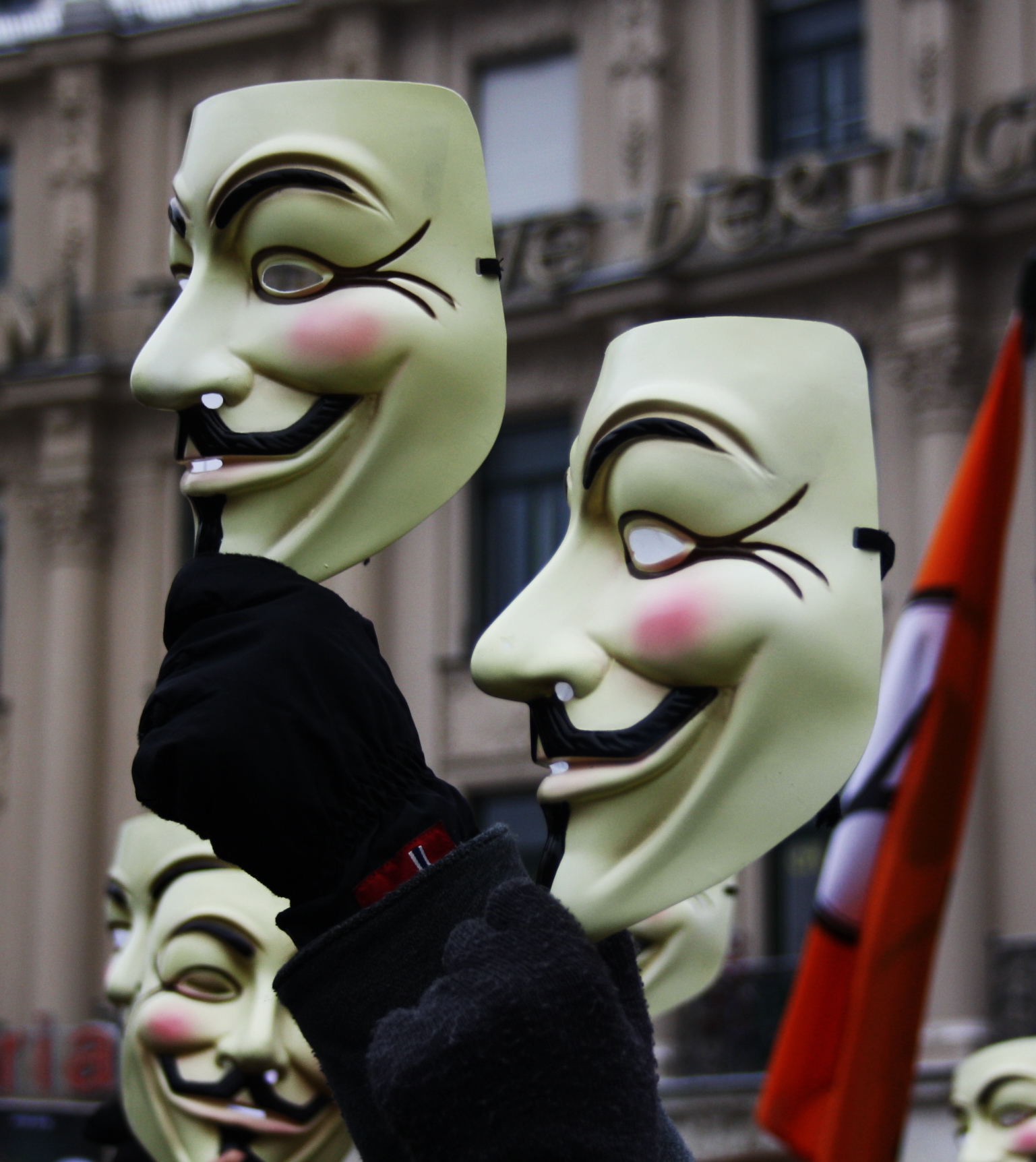 Guy Fawkes Masken - 008_Protest_in_Munich_gegen_Acta