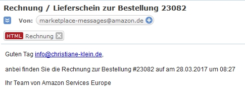 Bestellung 23082